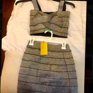 H&M Other - NWT Silver 2 piece set H&M H&M Other - NWT Silver 2 piece set H&M